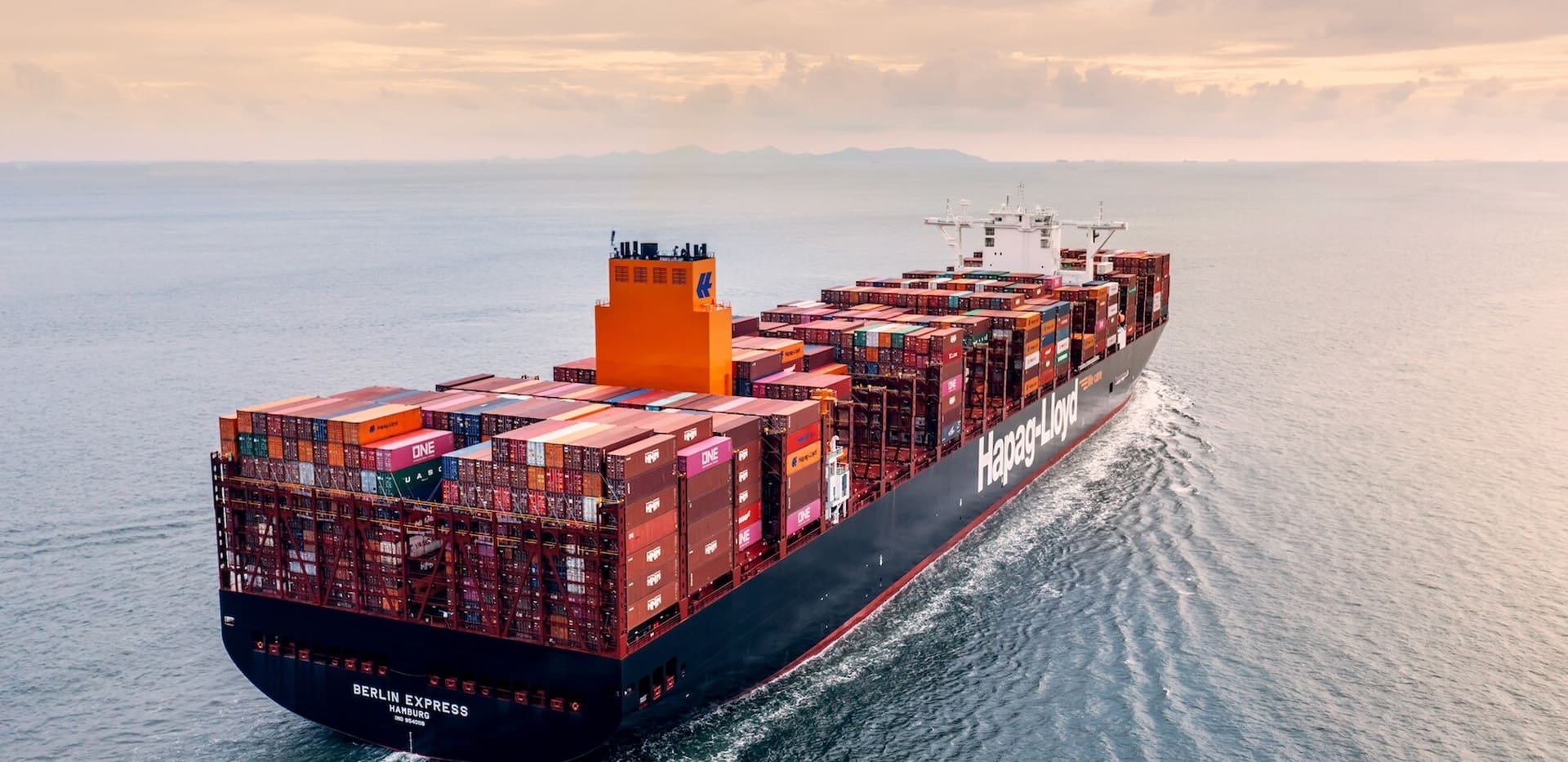 Hapag-Lloyd ship at sea