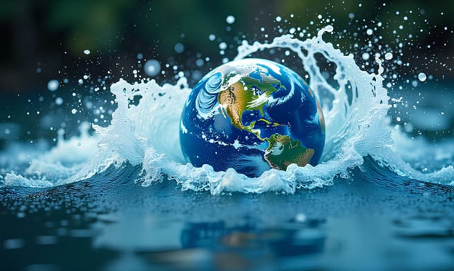Visual element earth