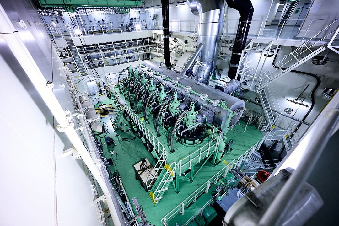 Maersk ship engine