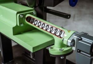 Automatic Drain Cleaning System ADCS showcased closeup in warehouse